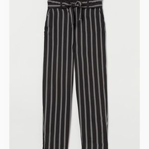 Black and white pants